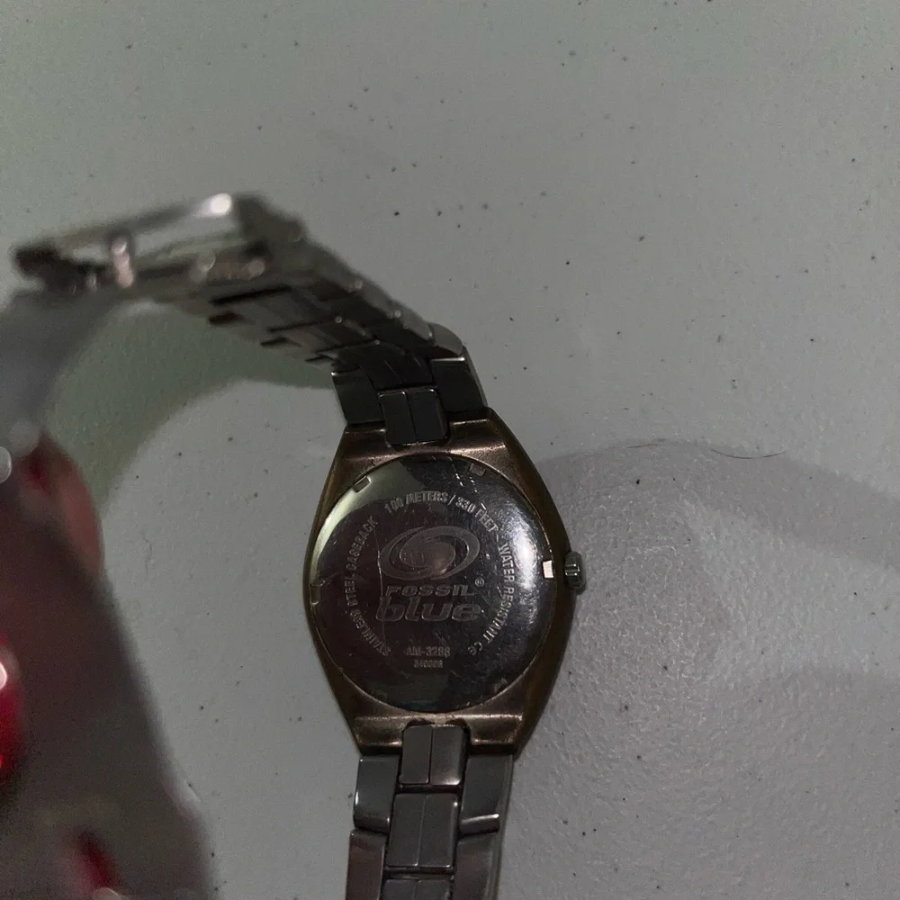 Fossil Blue Analog Watch with Indiglo